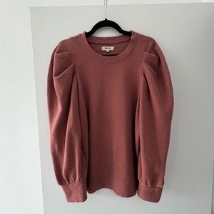 Madewell Puffy Long-Sleeve Sweater